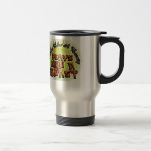Plays Like A Beast Fastpitch Softball Travel Mug
