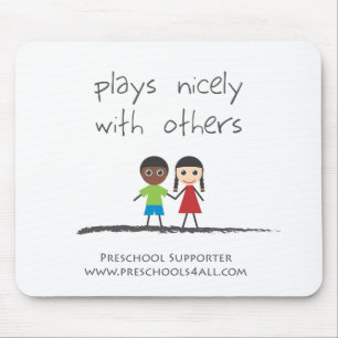 plays nicely with others mouse pad