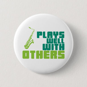 Plays Well With Others 2 Inch Round Button