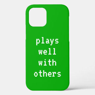 Plays Well With Others Green iPhone 12 Pro Case