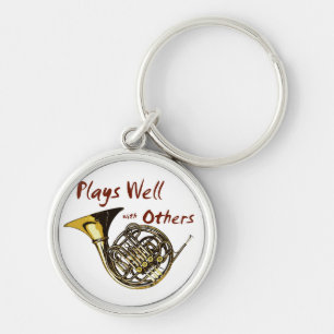 Plays Well with Others Keychain