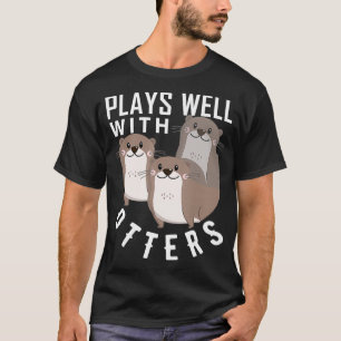 Plays Well With Otters  Big Pun  Otter  T-Shirt
