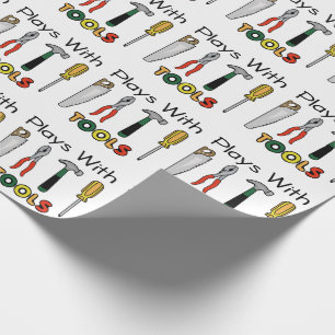 Plays With Tools Wrapping Paper