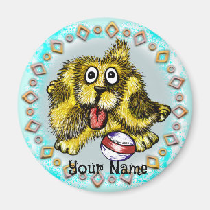 Playtime Dog Magnet
