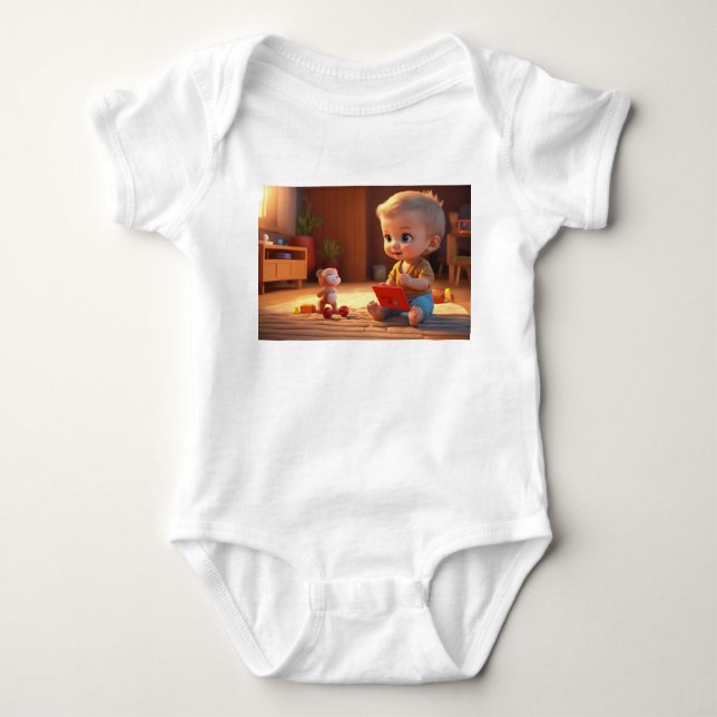"Playtime Pals" Baby Bodysuit (Front)