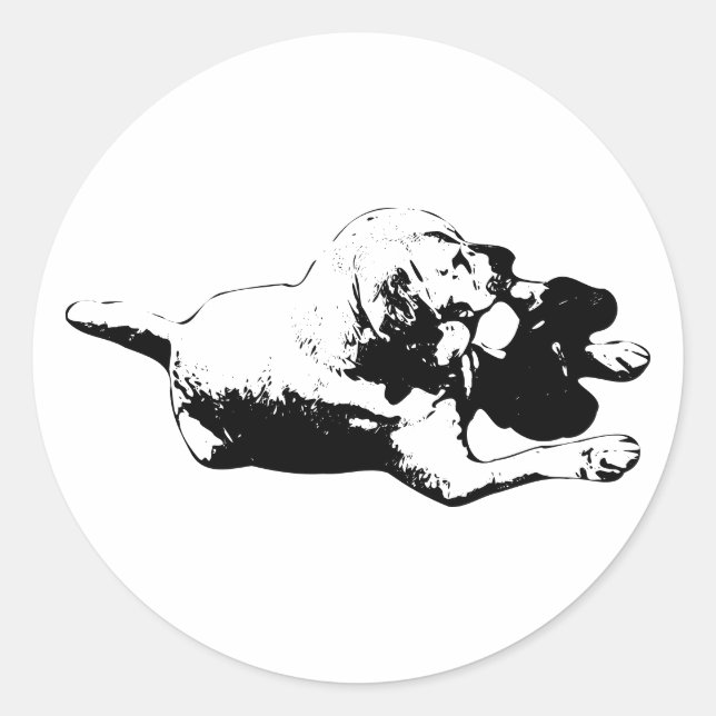 Playtime Pause Classic Round Sticker (Front)