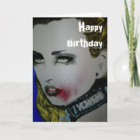 'Playtime Pet' Zombie Birthday Card