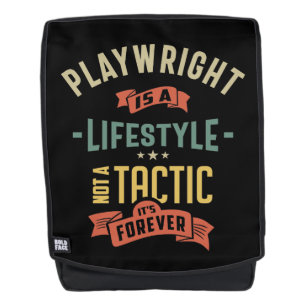 Playwright Job Title Gift Backpack