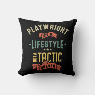 Playwright Job Title Gift Throw Pillow