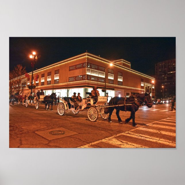 Plaza Carriage Rides, Kansas City, Missouri Poster (Front)