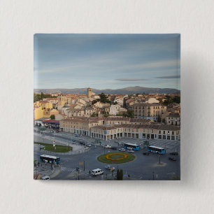 Plaza de Artilleria with El Acueducto 2 Inch Square Button