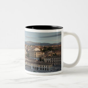 Plaza de Artilleria with El Acueducto Two-Tone Coffee Mug
