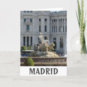 Plaza de Cibeles, Madrid Card
