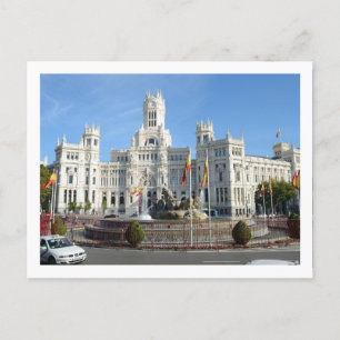 Plaza de Cibeles, Madrid Postcard