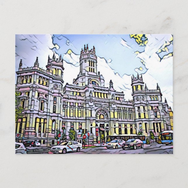 Plaza de Cibeles Postcard (Front)