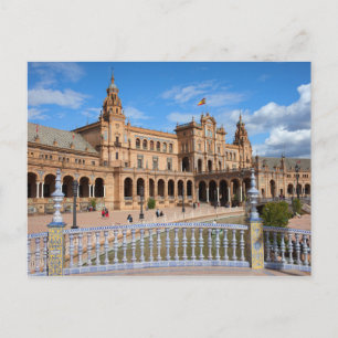 Plaza de Espana in Seville Postcard