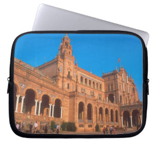 Plaza de Espana in Seville, Spain. Laptop Sleeve