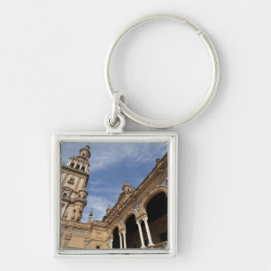 Plaza de Espana, Seville, Andalusia, Spain Keychain