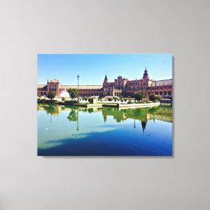 Plaza de España Seville Canvas Print