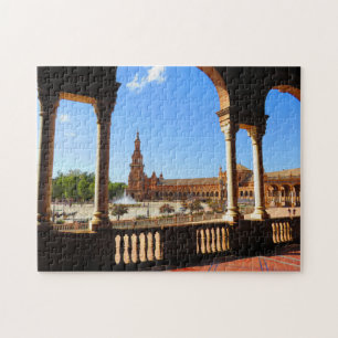 Plaza de Espana, Séville, Espagne - puzzle