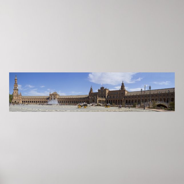 Plaza de Espana Seville Poster (Front)