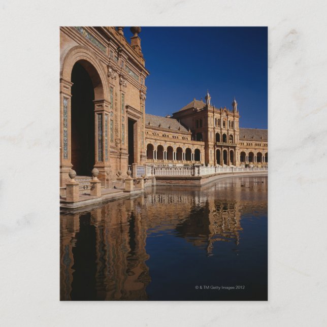 Plaza de Espana, Seville, Spain Postcard (Front)