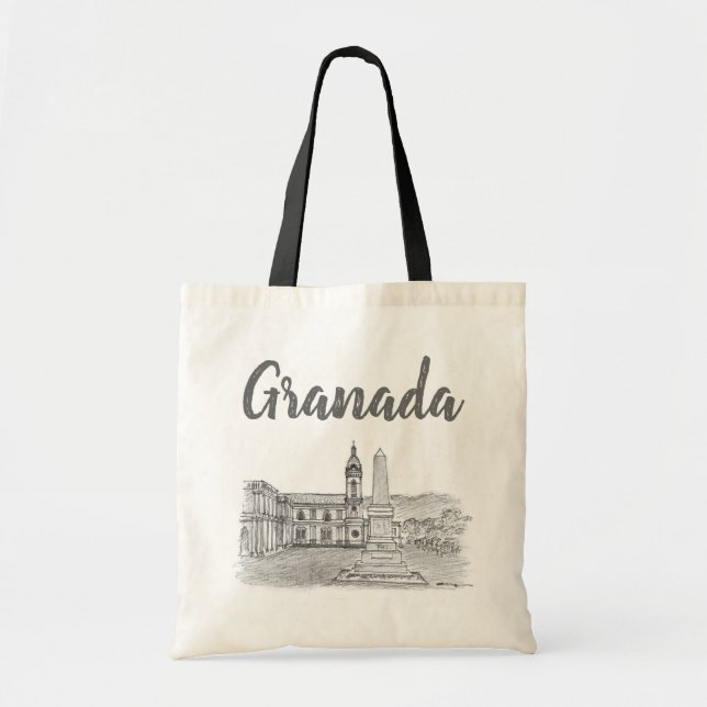 Plaza de la Independencia, Granada, Nicaragua Tote Bag (Front)