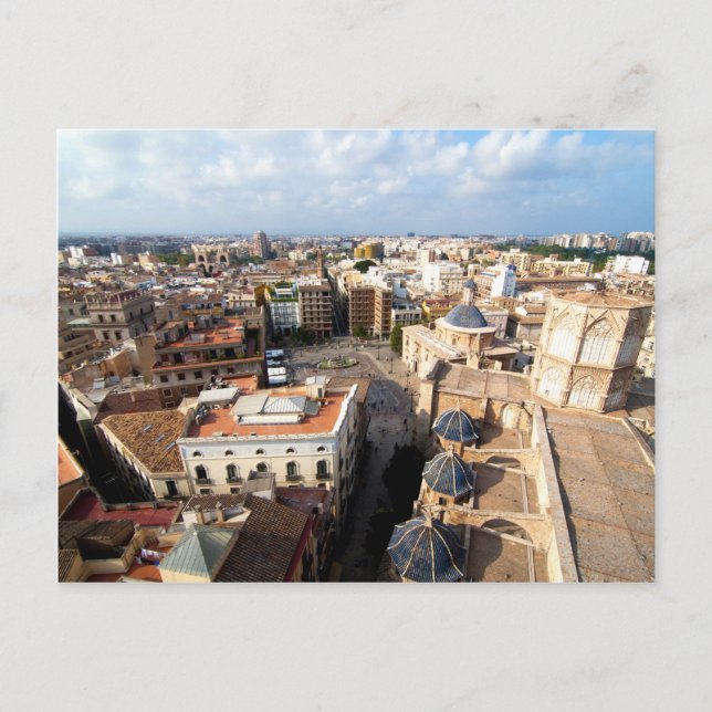 Plaza de la Virgen Postcard (Front)