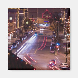 Plaza Evening at Christmas Magnet