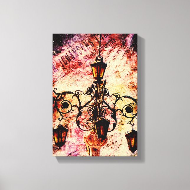 Plaza Light Canvas Print (Front)