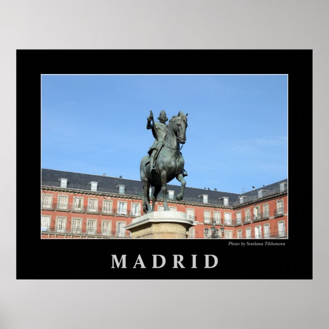 Plaza Mayor, Affiche de Madrid (Devant)