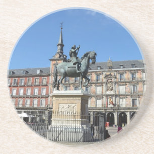 Plaza Mayor, Dessous de verre de Madrid