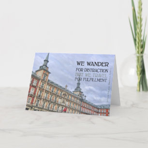 PLAZA MAYOR Greeting Card
