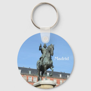 Plaza Mayor, Madrid Keychain