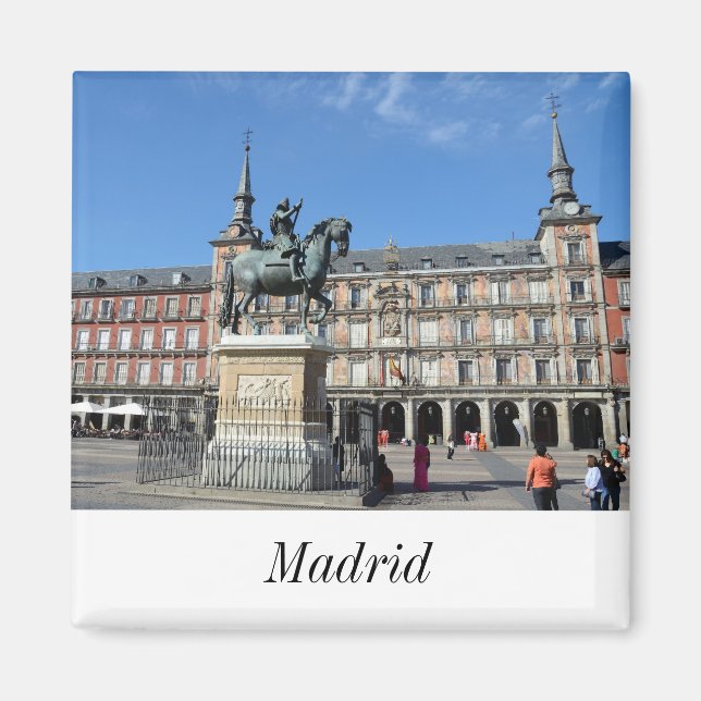 Plaza Mayor, Madrid Magnet (Front)