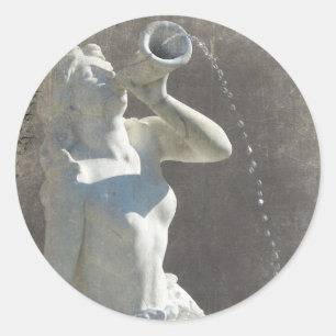 Plaza Mermaid Classic Round Sticker