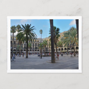 Plaza Real Postcard