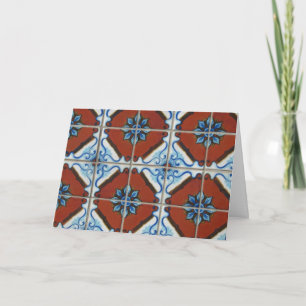 Plaza Tile Detail Photography, Birthday Card