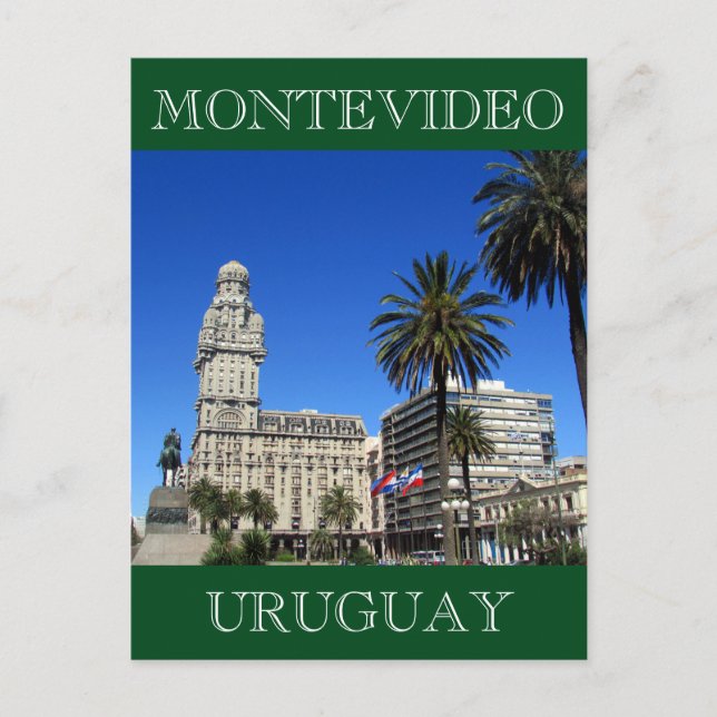 plaza uruguay montevideo postcard (Front)