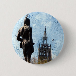 Plaza View 2 Inch Round Button