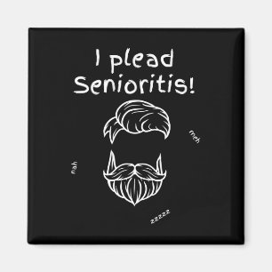 Plead Senioristis. Old Senior Man Woman Aging Alzh Magnet