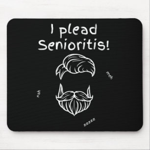 Plead Senioristis. Old Senior Man Woman Aging Alzh Mouse Pad