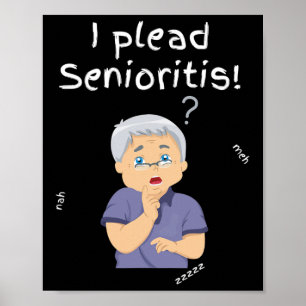 Plead Senioristis. Old Senior Man Woman Aging Alzh Poster