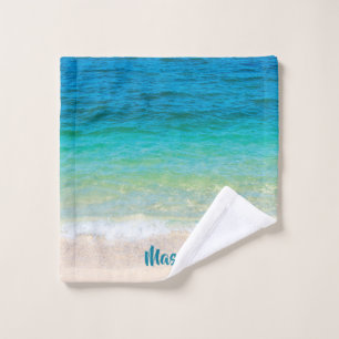 Pleasant Beach (with personalized name) Wash Cloth