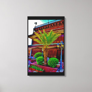 Pleasant Date Tree Canvas Print