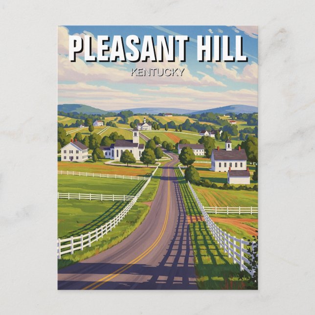Pleasant Hill Shaker Village Kentucky Travel Postcard (Front)