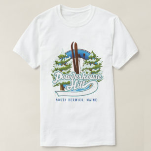 Pleasant Mountain Ski Bridgton logo. T-Shirt