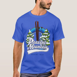 Pleasant Mountain Ski Bridgton ski poster T-Shirt