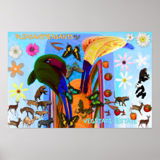 PLEASANT PEASANTS ALBUM COVER POSTER