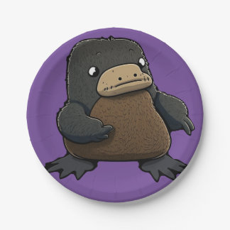 Pleasant Platypus Paper Plate